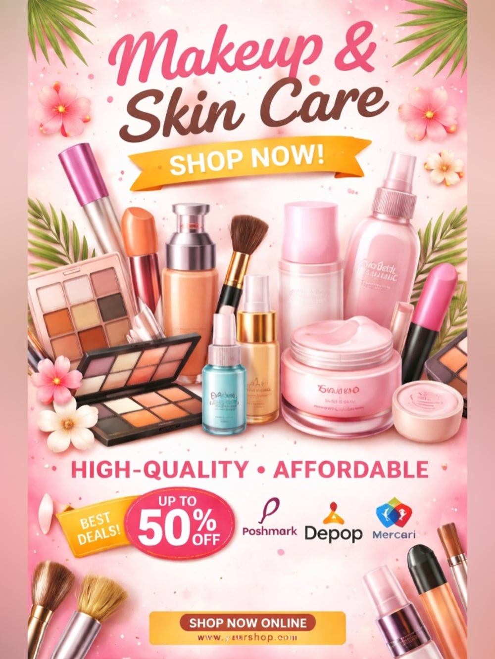 Women’s Skincare and makeup bundle by Ceece!